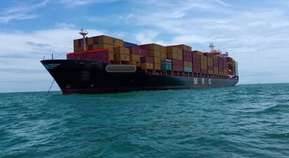 Kapal Kontena Berlabuh Tanpa Kebenaran Ditahan Maritim Malaysia