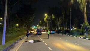 Warga Emas Maut Dilanggar Ketika Ubah Haluan