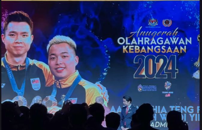 Aaron-Wooi Yik, Nor Farah Ain ungguli Anugerah Sukan Negara 2024