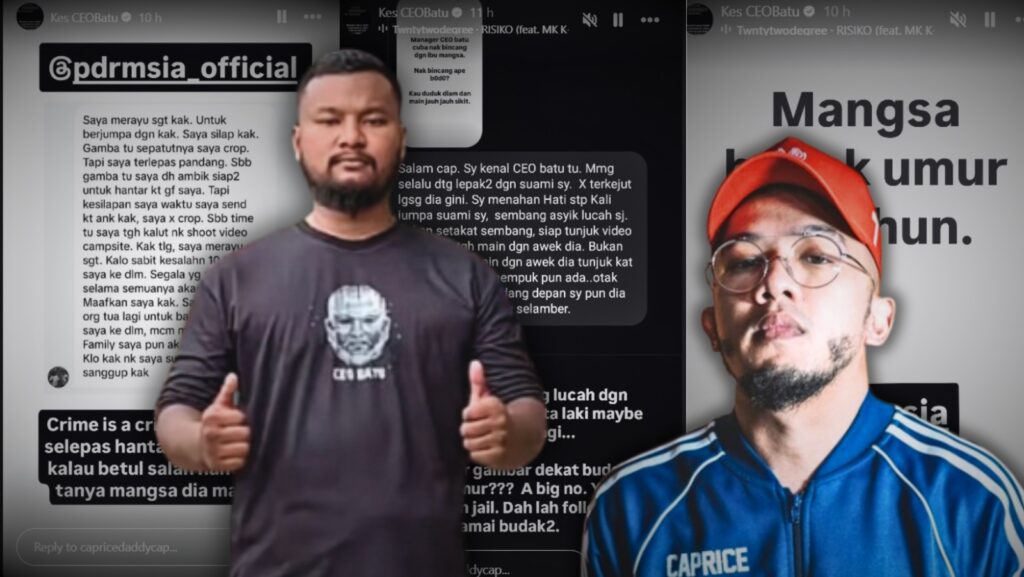 Caprice londeh mesej seks CEO Batu kepada budak bawah umur