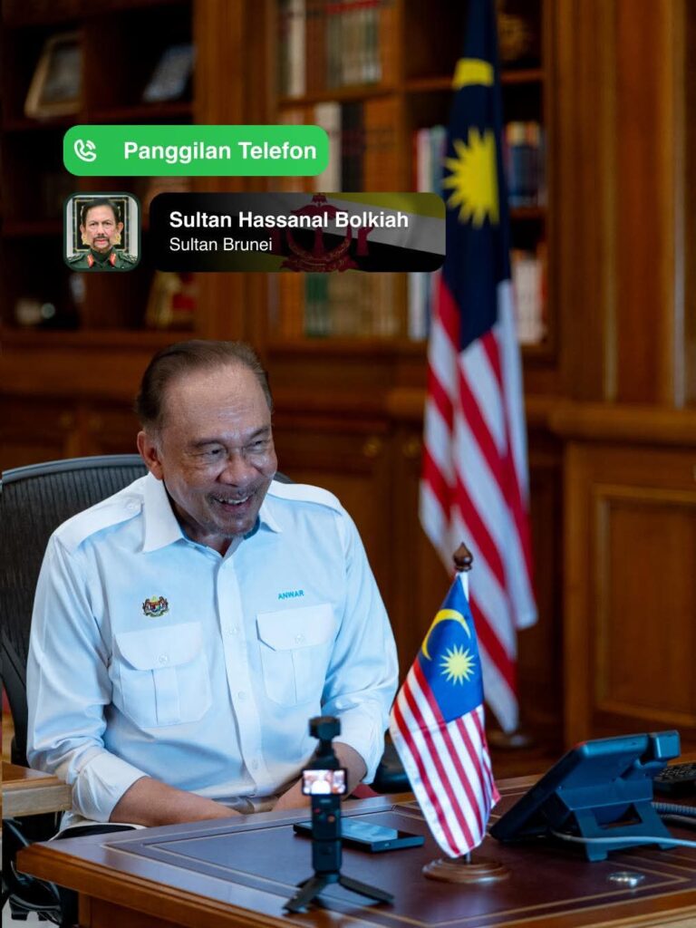 Anwar Hubungi Sultan Brunei, Sanjung Komitmen Pasukan Perubatan Malaysia