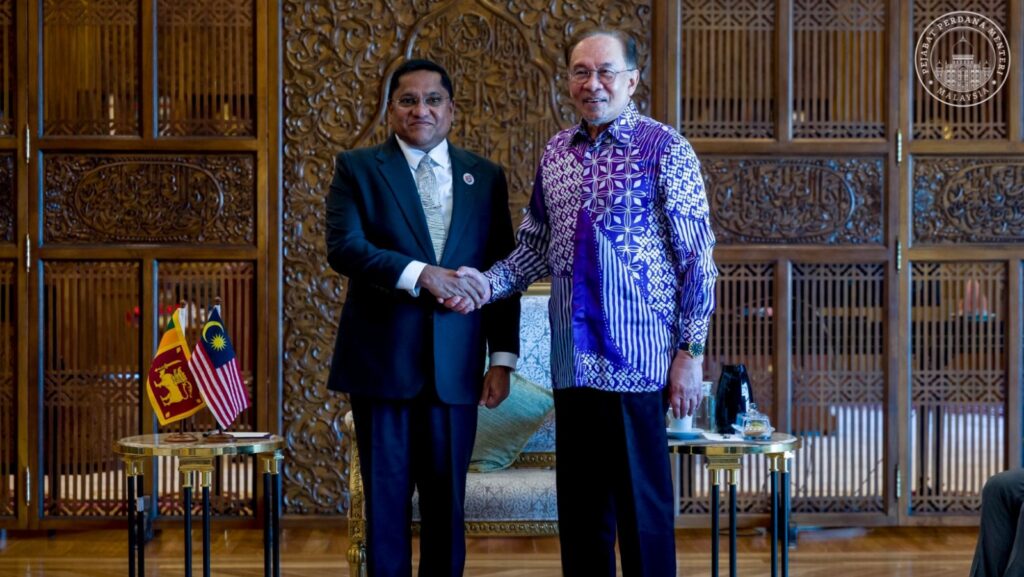 Malaysia, Sri Lanka Sepakat Perkukuh Kerjasama Dua Hala – PM Anwar