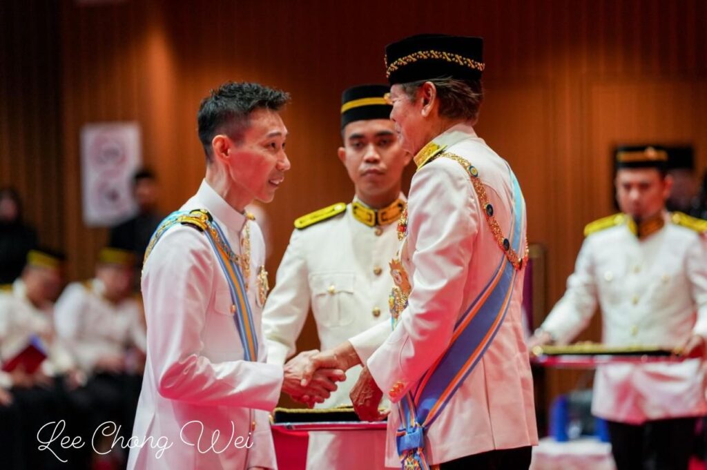 Lee Chong Wei Terima Gelaran Datuk Seri