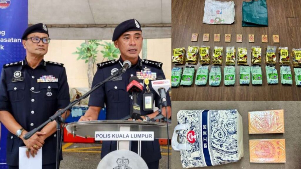 PDRM Tumpas Sindiket Dadah Bernilai Hampir RM1 Juta