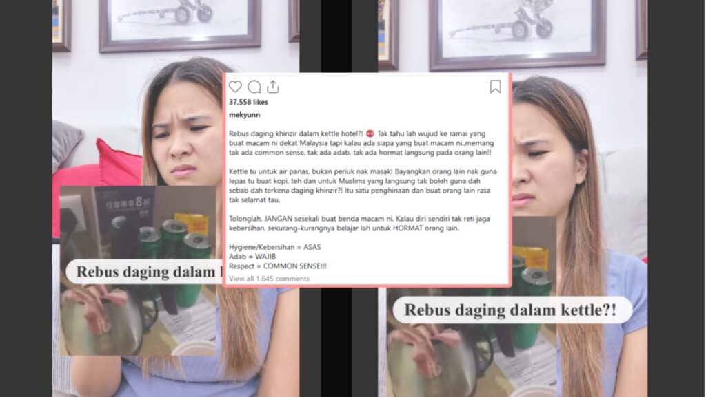 Mek Yun Kecam Tindakan Rebus Daging Khinzir Dalam Cerek Hotel