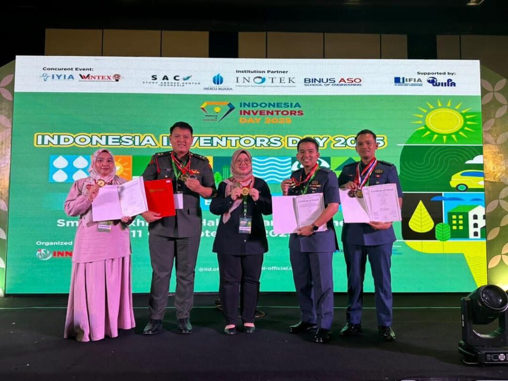 TUDM Menyerlah Di Indonesia Inventors Day 2025: Raih Emas, Pengiktirafan Antarabangsa