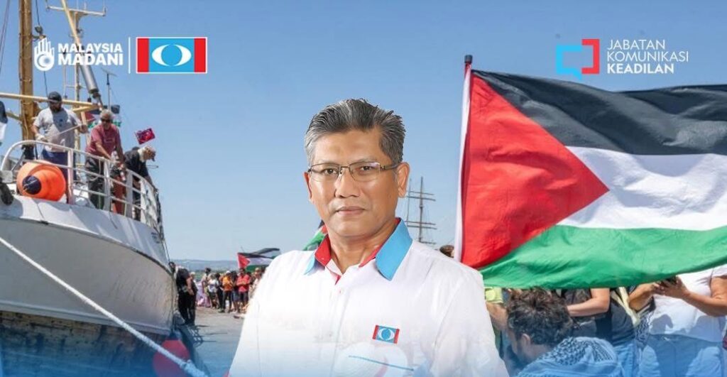Afandi Wakil PKR Sertai Freedom Flotilla Ke Gaza
