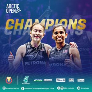 Pearly-Thinaah rangkul kejuaraan Artic Open
