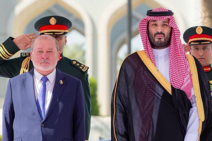 Sambutan Negara Penuh Istiadat Iringi Lawatan Sulung Agong Ke Arab Saudi