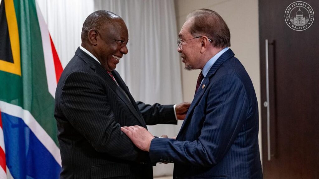 Anwar Ucap Tahniah Buat Afrika Selatan Terajui G20, Sedia Perkukuh Kerjasama Strategik