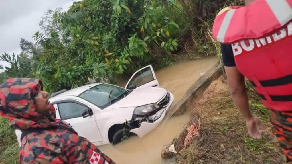 Wanita Maut, Seorang Lagi Selamat Kereta Dihanyut Arus Deras