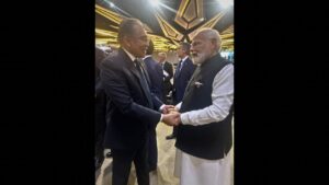 Narendra Modi sempat bertukar pandangan  positif bersama Anwar di G20