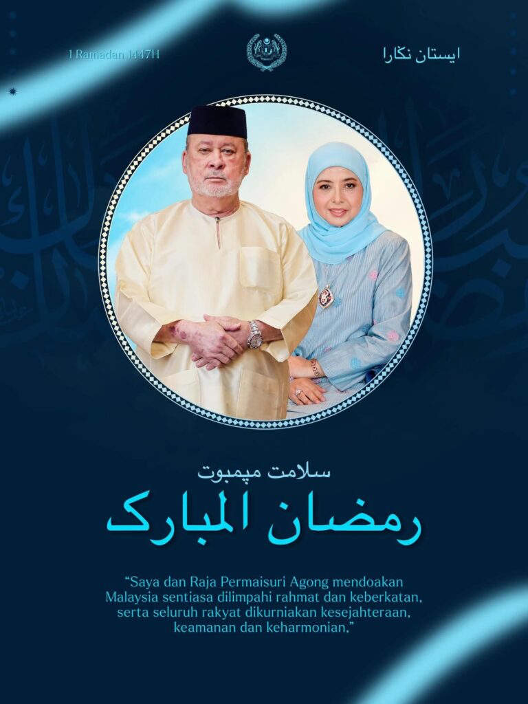 Agong, Raja Permaisuri Berdoa Malaysia Terus Dirahmati