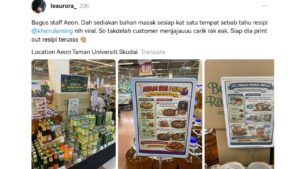 Penangan Khairul Aming, pasar raya sedia rak khas resipi Ramadan