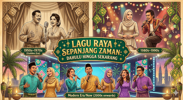 Emosi kekalkan lagu raya klasik, irama moden warnai industri muzik