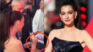 Anne Hathaway terima hadiah Al-Quran daripada peminat di London