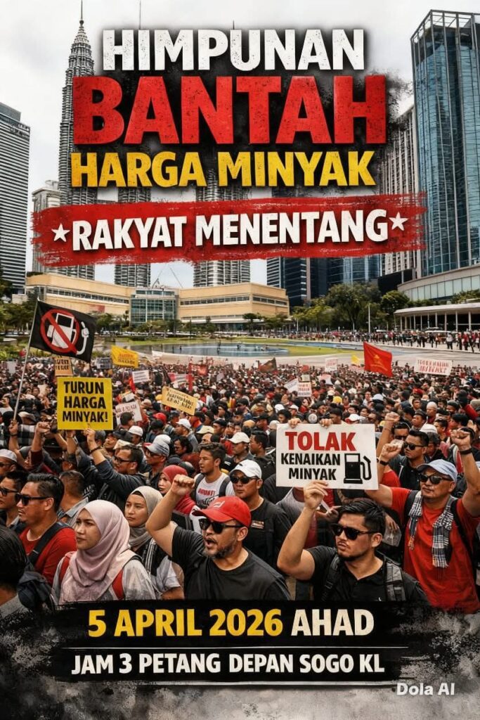 Protes Harga Minyak Tidak Bantu Rakyat – AMK Johor