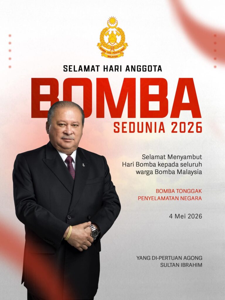 Agong Zahir Ucapan Hari Anggota Bomba Sedunia 2026
