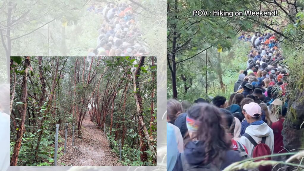 Sampai beratur nak mendaki! Bukit Batu Sawa jadi tarikan baharu