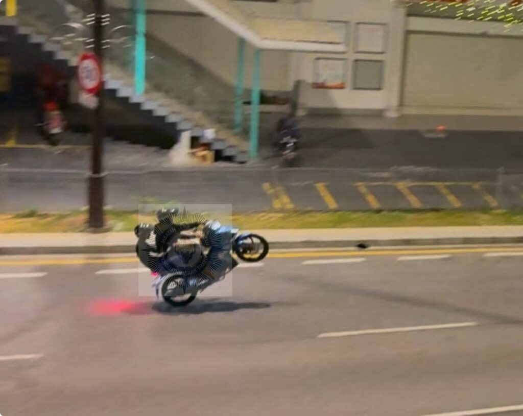 Aksi ‘Wheelie’ Bawa Padah, Sembilan Individu Ditahan
