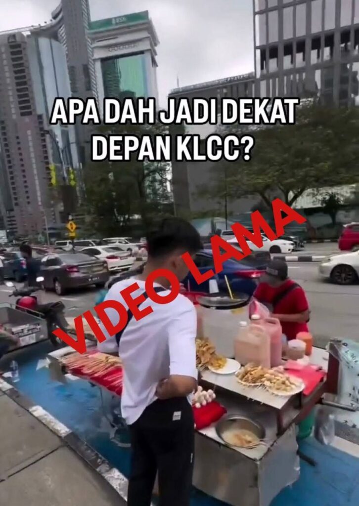 Video Tular Aktiviti Perniagaan Di Hadapan KLCC Rakaman Lama – DBKL